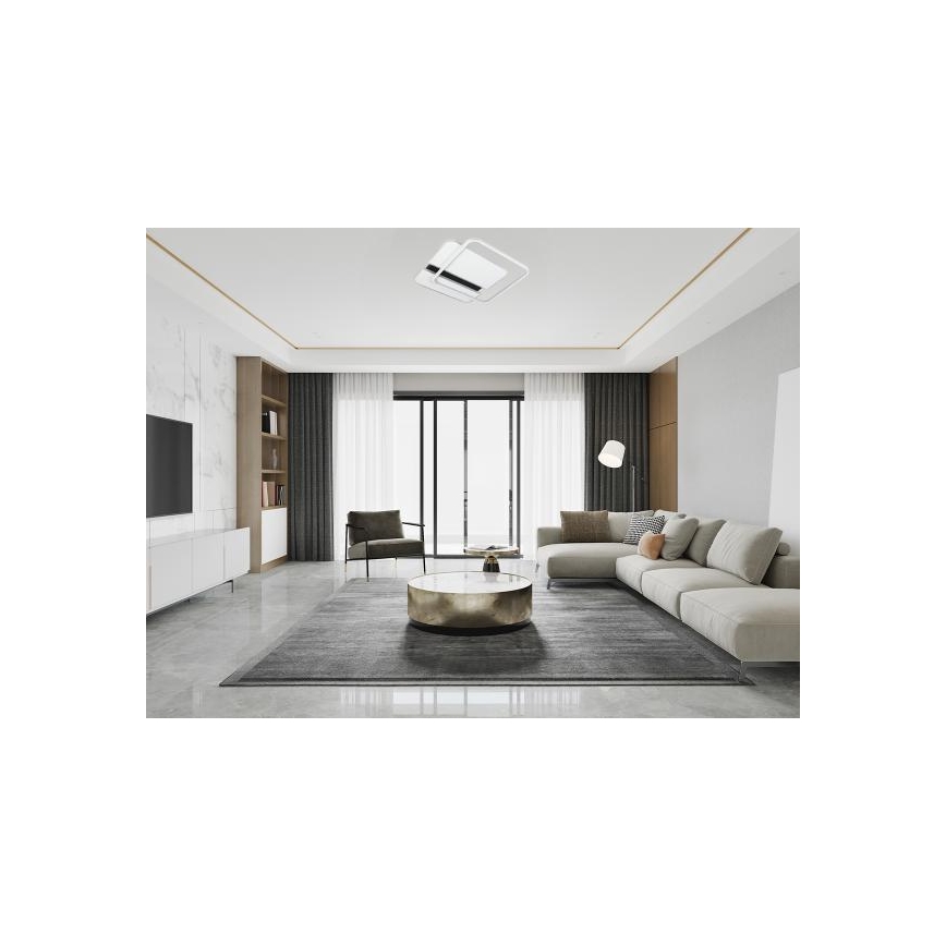 LED Zatemnitvena stropna svetilka LED/95W/230V 3000-6500K bela + Daljinski upravljalnik