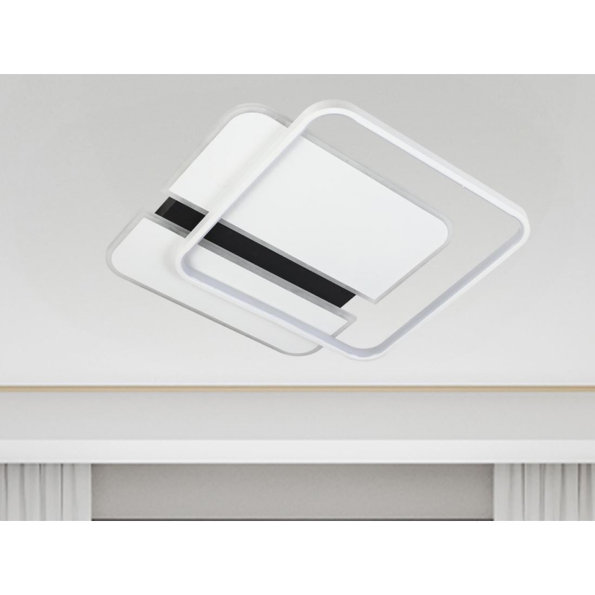 LED Zatemnitvena stropna svetilka LED/95W/230V 3000-6500K bela + Daljinski upravljalnik
