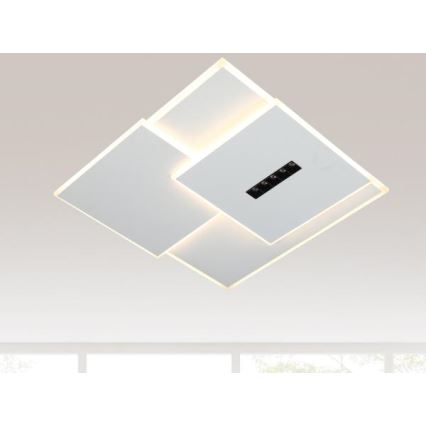 LED Zatemnitvena stropna svetilka LED/95W/230V 3000-6500K bela + Daljinski upravljalnik