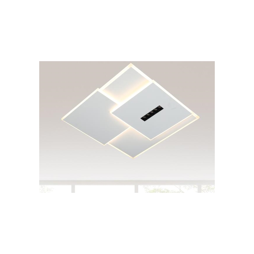 LED Zatemnitvena stropna svetilka LED/95W/230V 3000-6500K bela + Daljinski upravljalnik