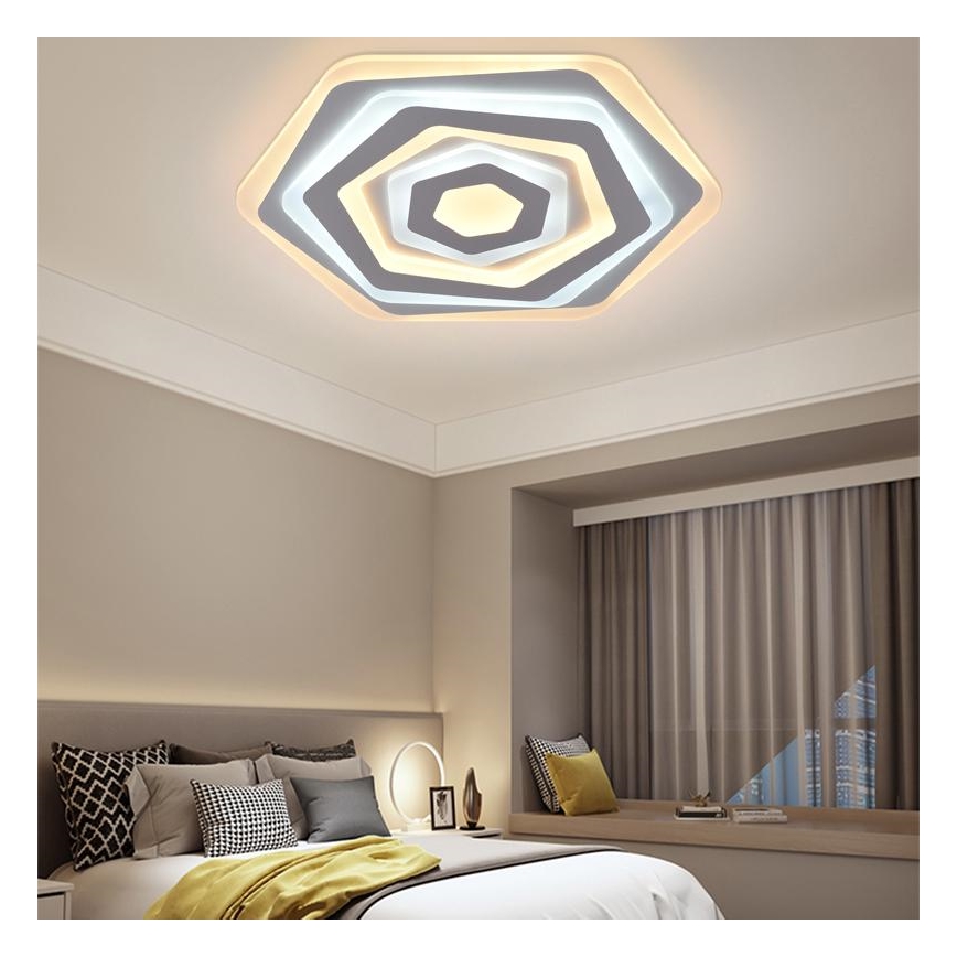 LED Zatemnitvena stropna svetilka LED/95W/230V 3000-6500K + Daljinski upravljalnik