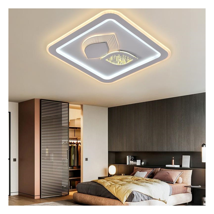 LED Zatemnitvena stropna svetilka LED/95W/230V 3000-6500K + Daljinski upravljalnik