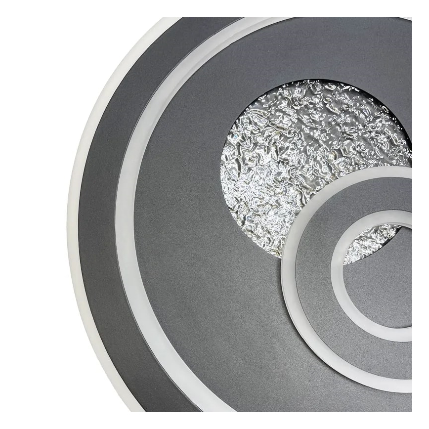 LED Zatemnitvena stropna svetilka LED/95W/230V 3000-6500K črna + Daljinski upravljalnik