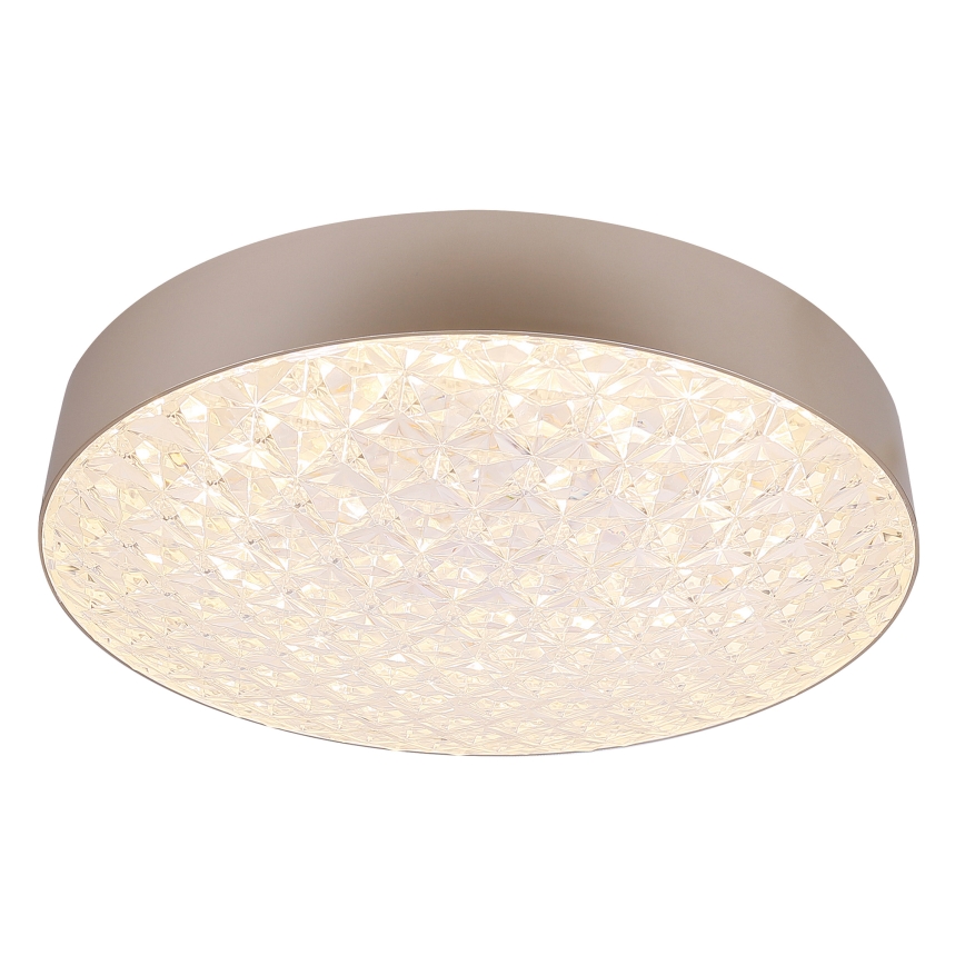 LED Zatemnitvena stropna svetilka LUXON LED/60W/230V 2800-6500K bež + Daljinski upravljalnik