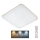LED Zatemnitvena stropna svetilka MANA LED/60W/230V 2700-6500K 53x53 cm + Daljinski upravljalnik