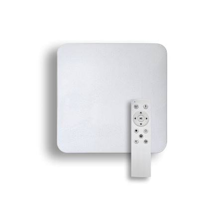 LED Zatemnitvena stropna svetilka MANA LED/60W/230V 2700-6500K 53x53 cm + Daljinski upravljalnik