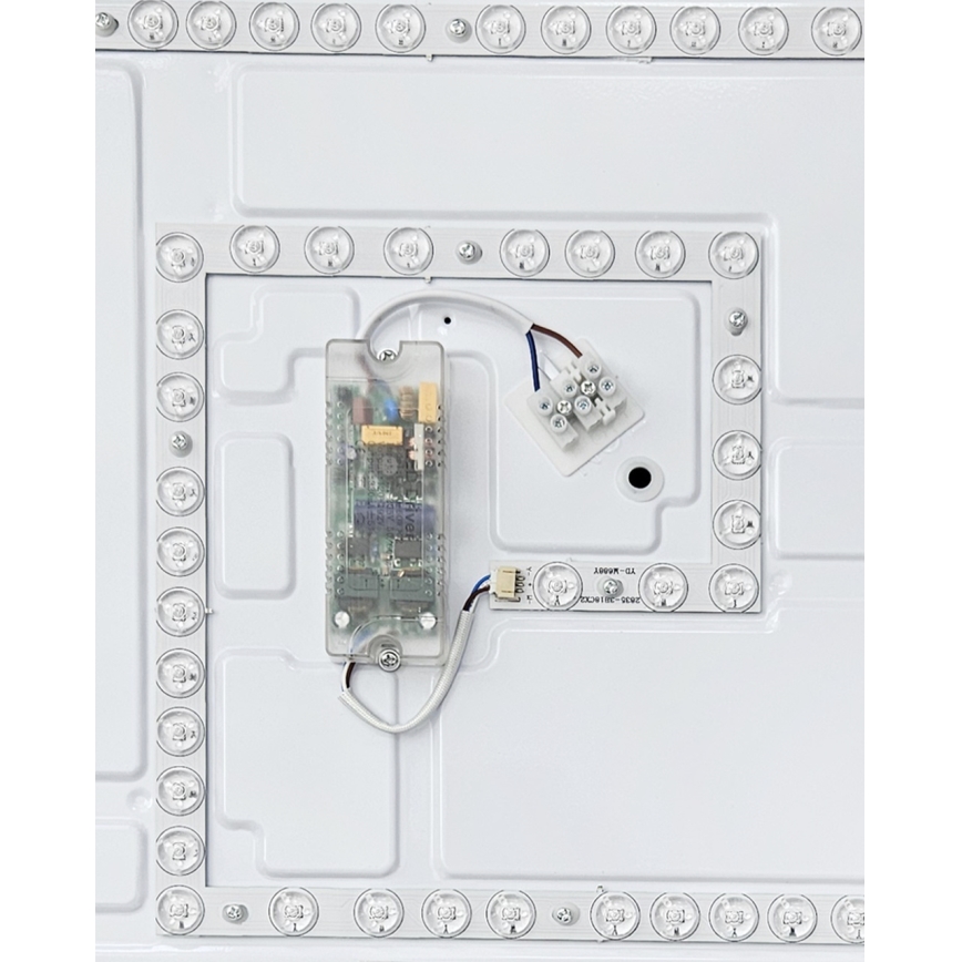LED Zatemnitvena stropna svetilka MANA LED/60W/230V 2700-6500K 53x53 cm + Daljinski upravljalnik