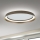 LED Zatemnitvena stropna svetilka MANTA LED/38W/230V 2700/3000/4000K pr. 45 cm rjava