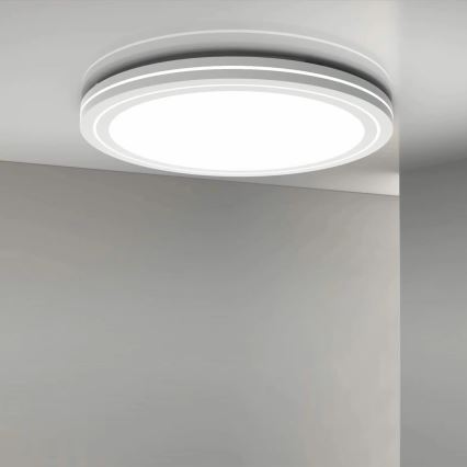 LED Kopalniška zatemnitvena stropna svetilka MARIAN LED/72W/230V pr. 48 cm 3000-6000K IP44 + Daljinski upravljalnik