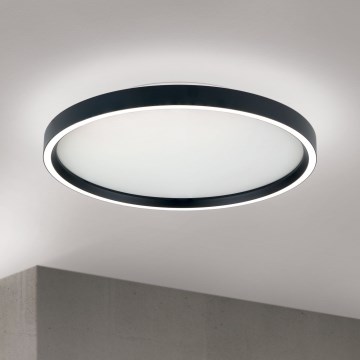 LED Zatemnitvena stropna svetilka MASCA LED/36W/230V 2700/3350/4000K pr. 40 cm črna