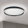 LED Zatemnitvena stropna svetilka MASCA LED/36W/230V 2700/3350/4000K pr. 40 cm črna