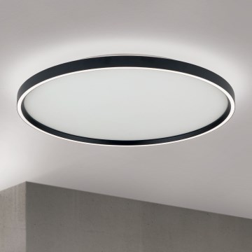 LED Zatemnitvena stropna svetilka MASCA LED/47W/230V 2700/3350/4000K pr. 60 cm črna