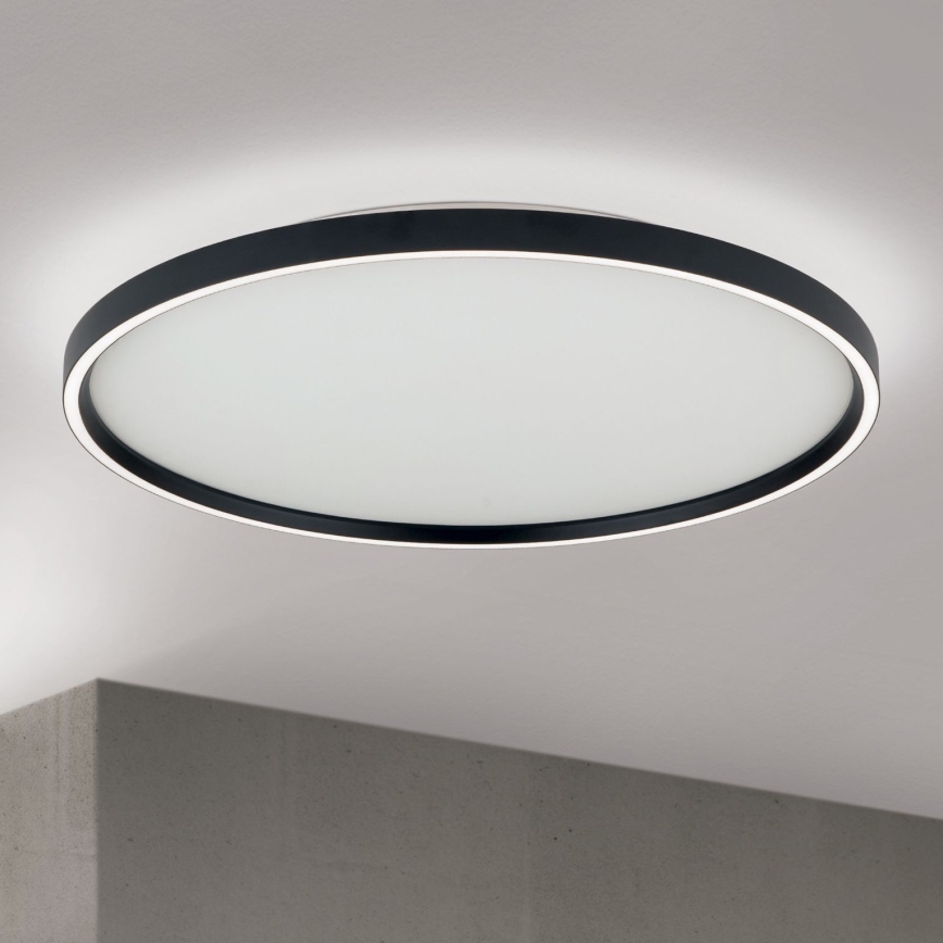 LED Zatemnitvena stropna svetilka MASCA LED/47W/230V 2700/3350/4000K pr. 60 cm črna
