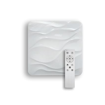 LED Zatemnitvena stropna svetilka NERIS LED/36W/230V 2700-6500K 43x43 cm + Daljinski upravljalnik