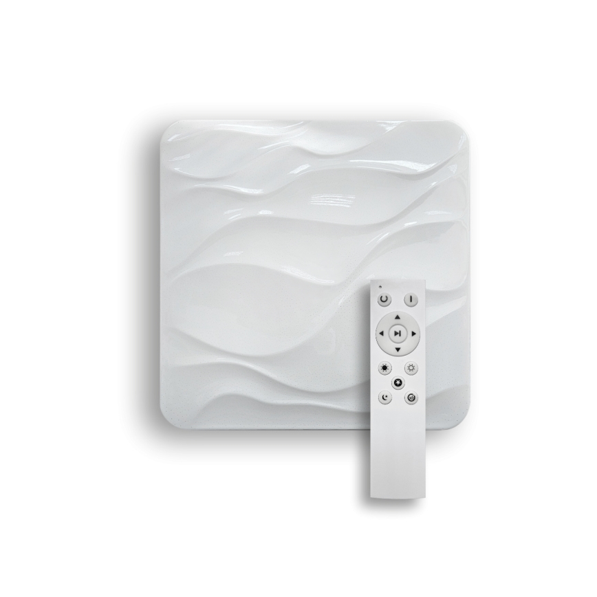 LED Zatemnitvena stropna svetilka NERIS LED/36W/230V 2700-6500K 43x43 cm + Daljinski upravljalnik