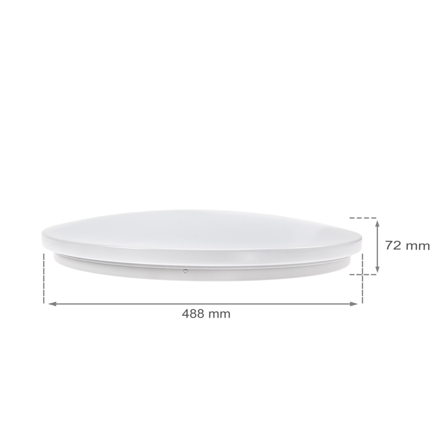 LED Zatemnitvena stropna svetilka NYMPHEA LED/36W/230V 2700-6500K Wi-Fi Tuya