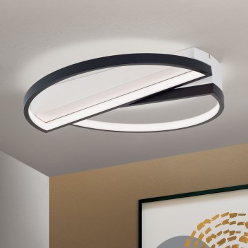LED Zatemnitvena stropna svetilka OLGA LED/28W/230V črna/bela