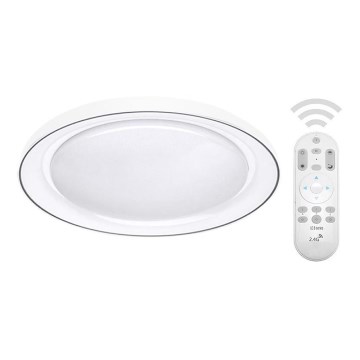 LED Zatemnitvena stropna svetilka OPAL LED/24W/230V + Daljinski upravljalnik