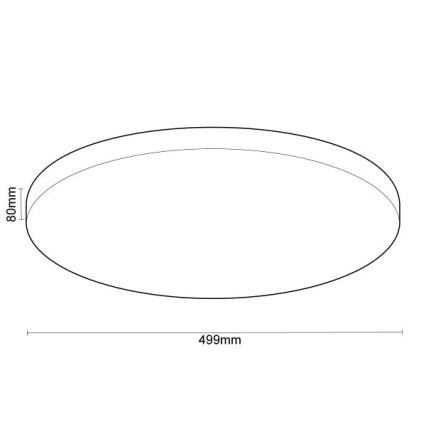 LED Zatemnitvena stropna svetilka OPAL LED/48W/230V 2700-6500K Wi-Fi Tuya bela + Daljinski upravljalnik