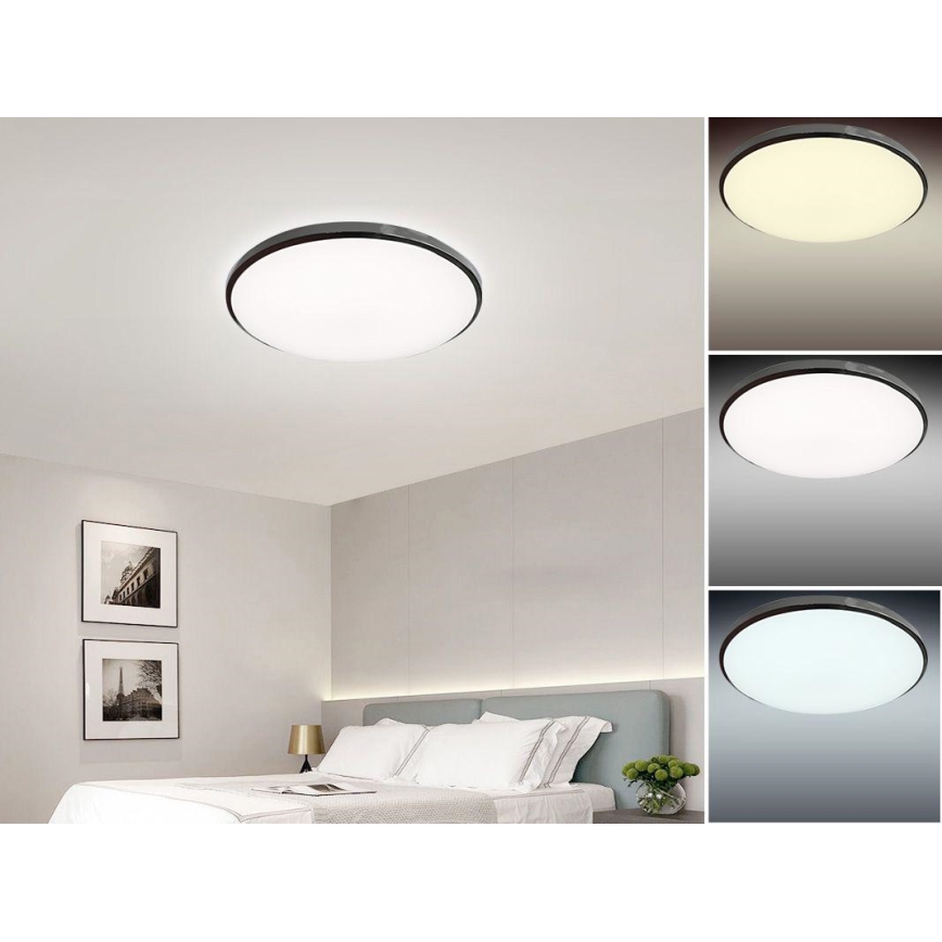 LED Zatemnitvena stropna svetilka OPAL LED/50W/230V + Daljinski upravljalnik
