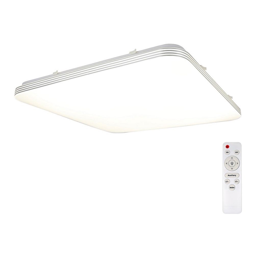 LED Zatemnitvena stropna svetilka PALERMO LED/72W/230V + Daljinski upravljalnik