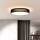 LED Zatemnitvena stropna svetilka PENLEY LED/48W/230V 3000-6500K pr. 40 cm črna + Daljinski upravljalnik