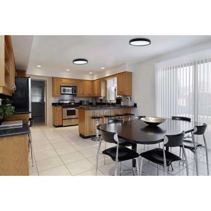 LED Zatemnitvena stropna svetilka SAMER LED/40W/230V 2900-6000K + daljinski upravljalnik