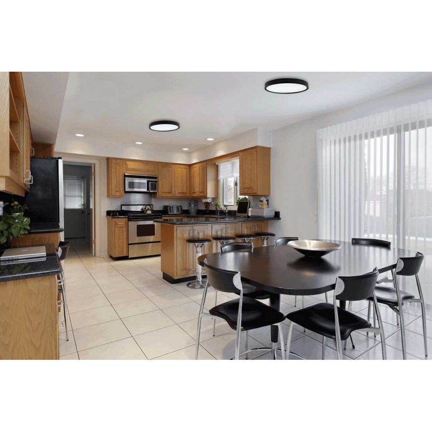 LED Zatemnitvena stropna svetilka SAMER LED/40W/230V 2900-6000K + daljinski upravljalnik