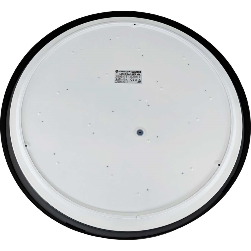 LED Zatemnitvena stropna svetilka SAMER LED/40W/230V 2900-6000K + daljinski upravljalnik