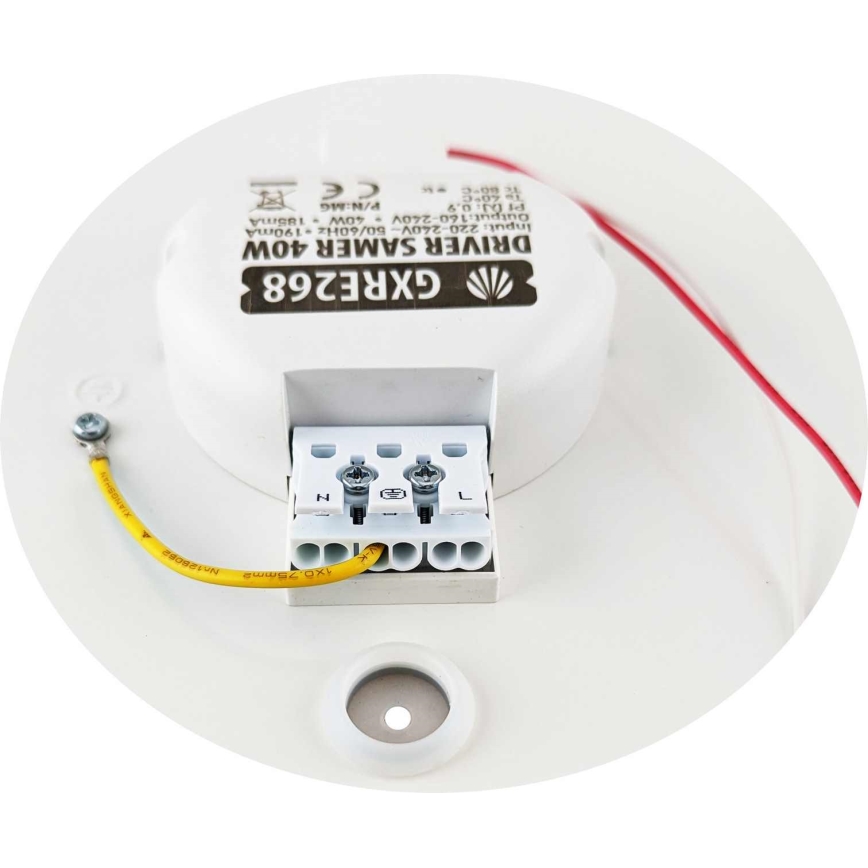 LED Zatemnitvena stropna svetilka SAMER LED/40W/230V 2900-6000K + daljinski upravljalnik