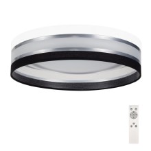LED Zatemnitvena stropna svetilka SMART CORAL LED/24W/230V črna/bela + Daljinski upravljalnik