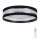 LED Zatemnitvena stropna svetilka SMART CORAL LED/24W/230V črna/srebrna + Daljinski upravljalnik