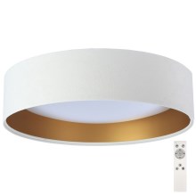 LED Zatemnitvena stropna svetilka SMART GALAXY LED/24W/230V bela/zlata 3000-6500K + Daljinski upravljalnik