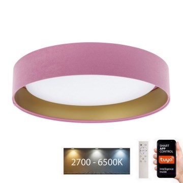 LED Zatemnitvena stropna svetilka SMART GALAXY LED/24W/230V pr. 45 cm 2700-6500K Wi-Fi Tuya + Daljinski upravljalnik