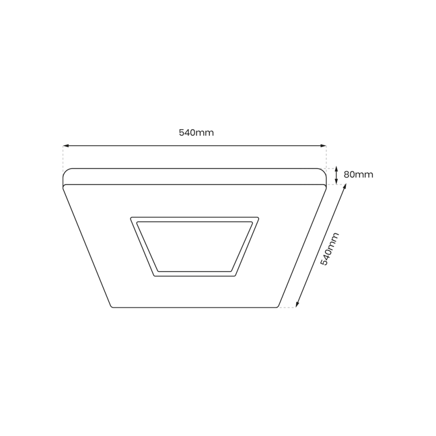 LED Zatemnitvena stropna svetilka SPARKY LED/65W/230V 3000-6000K + Daljinski upravljalnik