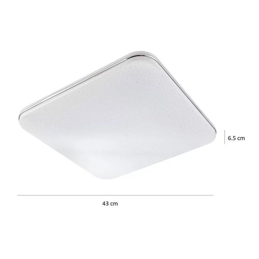 LED Zatemnitvena stropna svetilka SYRIUS na daljinsko upravljanje LED/72W/230V
