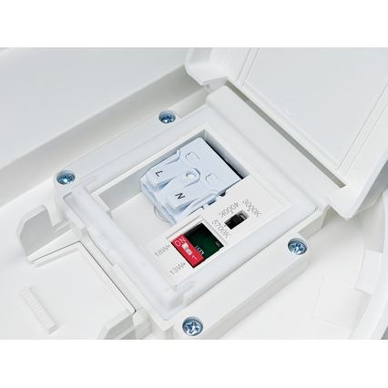 LED Kopalniška zatemnitvena stropna svetilka VARIO LUMO LED/13/18W/230V 3000/4000/5700K pr. 36 cm IP44 bela