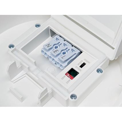 LED Kopalniška zatemnitvena stropna svetilka VARIO LUMO LED/22/32W/230V 3000/4000/5700K pr. 41 cm IP44 bela