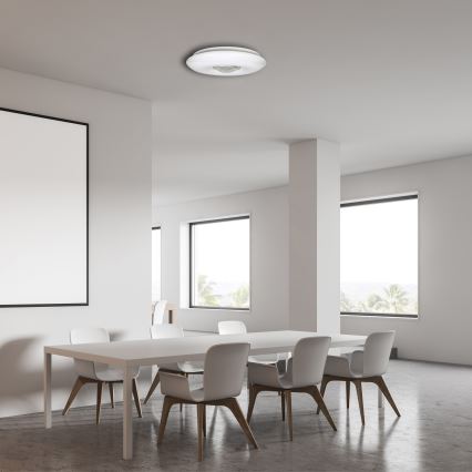 LED Zatemnitvena stropna svetilka VELA LED/24W/230V + Daljinski upravljalnik