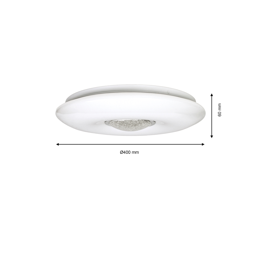 LED Zatemnitvena stropna svetilka VELA LED/24W/230V + Daljinski upravljalnik