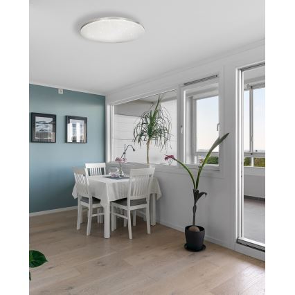 LED Zatemnitvena stropna svetilka VENTA LED/36W/230V 2700-6500K pr. 48 cm + Daljinski upravljalnik