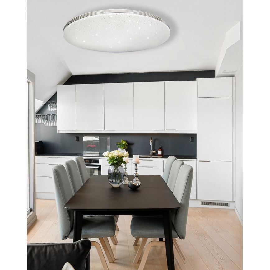 LED Zatemnitvena stropna svetilka VENTA LED/60W/230V 2700-6500K pr. 58 cm + Daljinski upravljalnik