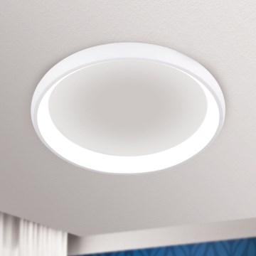LED Zatemnitvena stropna svetilka VENUS LED/50W/230V pr. 61 cm bela