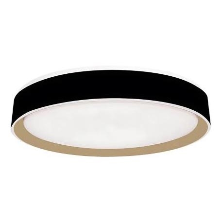 LED Zatemnitvena stropna svetilka z glasovnim nadzorom OPAL LED/48W/230V 2700-6500K črna + Daljinski upravljalnik