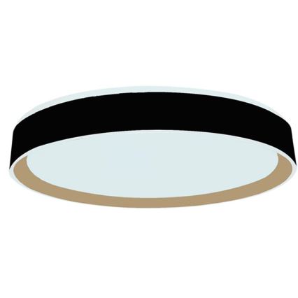 LED Zatemnitvena stropna svetilka z glasovnim nadzorom OPAL LED/48W/230V 2700-6500K črna + Daljinski upravljalnik