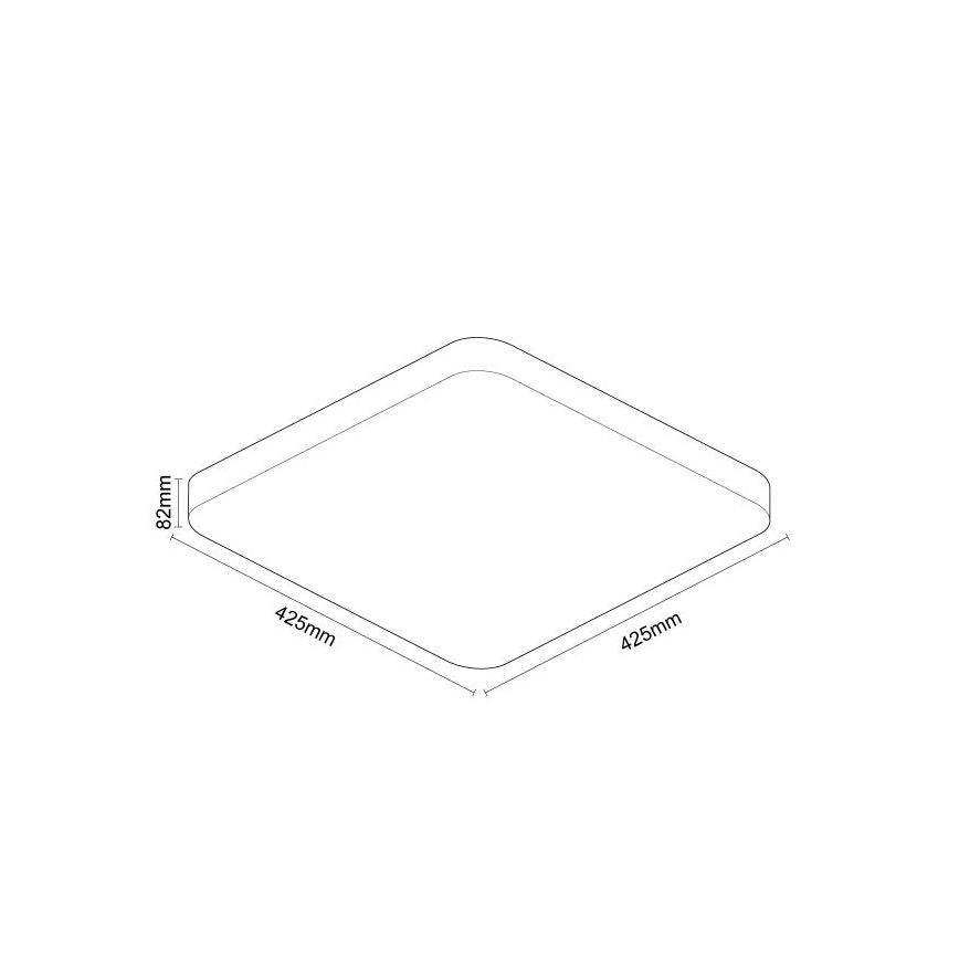 LED Zatemnitvena stropna svetilka z glasovnim nadzorom OPAL LED/48W/230V 2700-6500K bela + Daljinski upravljalnik