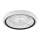LED Zatemnitvena stropna svetilka z ventilatorjem GEMMA LED/37W/230V bela + Daljinski upravljalnik
