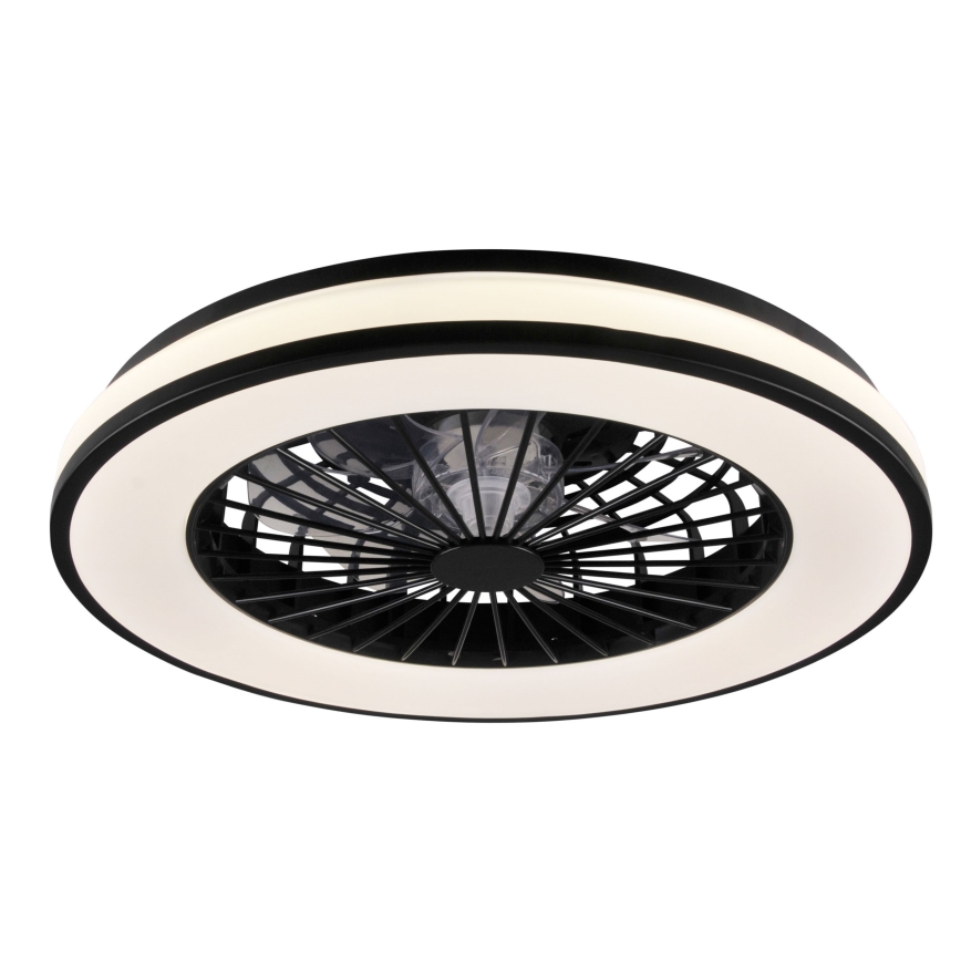 LED Zatemnitvena stropna svetilka z ventilatorjem LED/48W/230V 3000-6500K + Daljinski upravljalnik