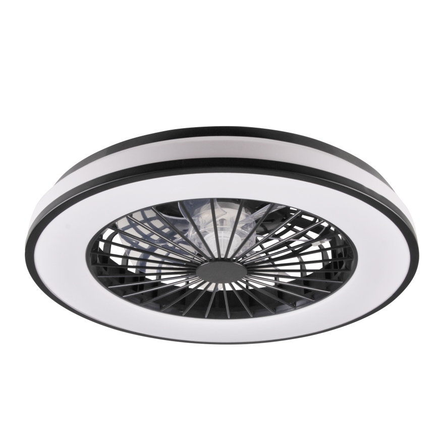 LED Zatemnitvena stropna svetilka z ventilatorjem LED/48W/230V 3000-6500K + Daljinski upravljalnik