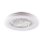 LED Zatemnitvena stropna svetilka z ventilatorjem LIBYA LED/48W/230V 3000-6500K bela + Daljinski upravljalnik
